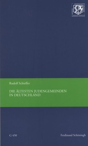 Produktbild: Die &auml;ltesten Judengemeinden in Deutschland