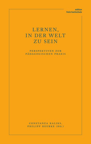 Produktbild: Lernen, in der Welt zu sein
