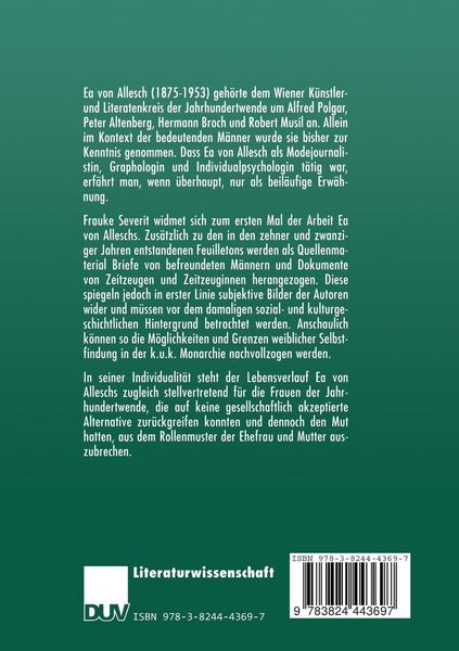 Ea von Allesch: Wenn aus Frauen Menschen werden