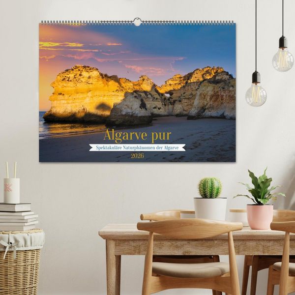 Produktbild: Algarve pur (Wandkalender 2026 DIN A2 quer), CALVENDO Monatskalender