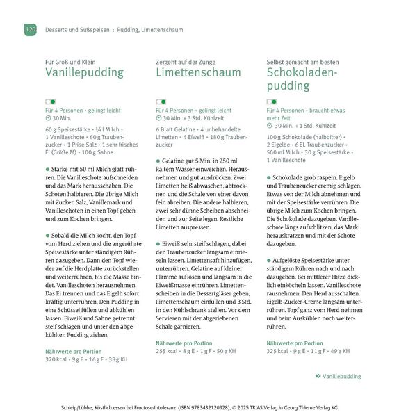 Produktbild: K&ouml;stlich essen Fructoseintoleranz