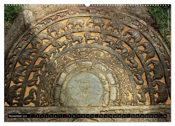 Produktbild: Sri Lanka 2026 Kulturh&ouml;hepunkte (Wandkalender 2026 DIN A2 quer), CALVENDO Monatskalender