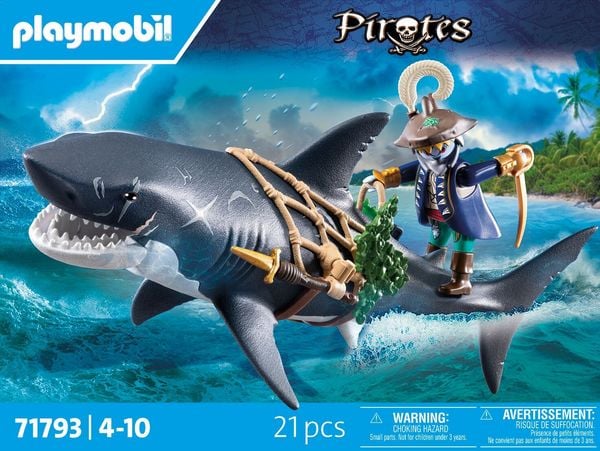 Produktbild: Playmobil&reg; 71793 Gefahr durch Riesenhai
