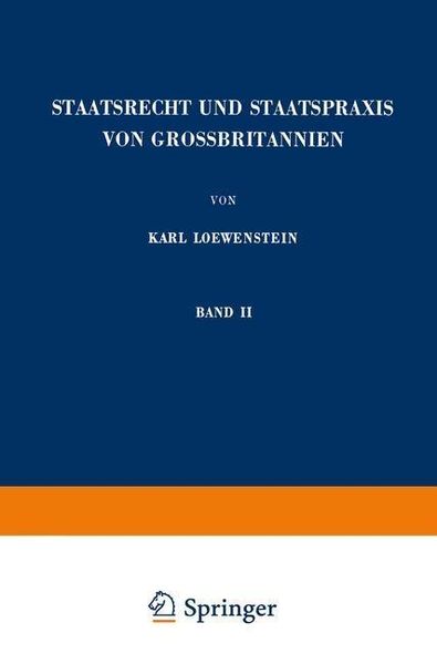 Produktbild: Staatsrecht und Staatspraxis von Grossbritannien