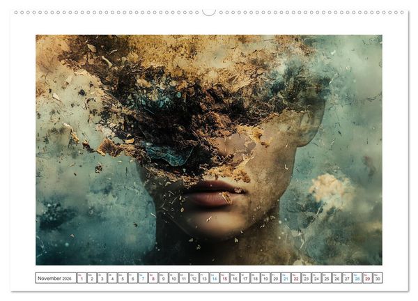 Produktbild: Verborgene Dimensionen (Wandkalender 2026 DIN A2 quer), CALVENDO Monatskalender