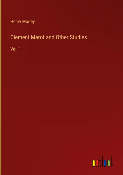 Produktbild: Clement Marot and Other Studies