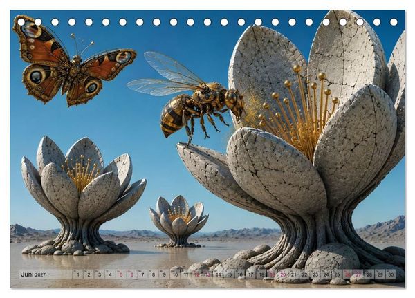 Produktbild: Vision und Imagination - 12 Bilder aus einer m&ouml;glichen Zukunft (Tischkalender 2027 DIN A5 quer), CALVENDO Monatskalender