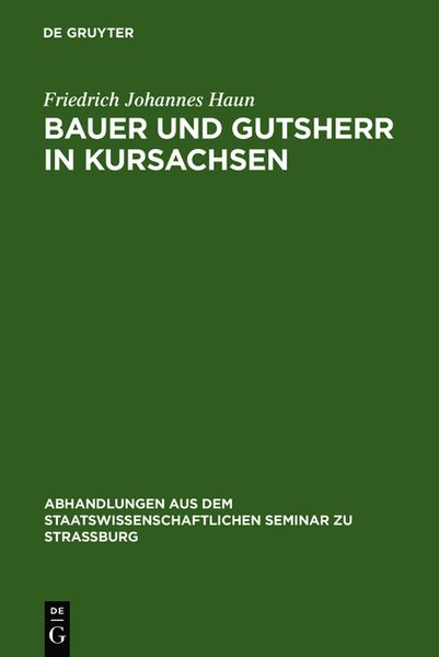 Produktbild: Bauer und Gutsherr in Kursachsen