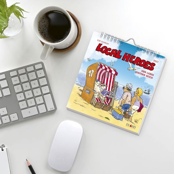 Produktbild: Local Heroes Postkartenkalender 2027 - Vom Leben hinter&acute;m Deich