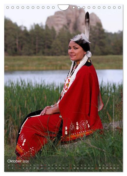 Produktbild: INDIANER Portrait Collection 2 (Wandkalender 2026 DIN A4 hoch), CALVENDO Monatskalender