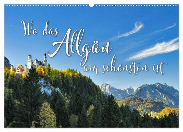 Produktbild: Wo das Allg&auml;u am sch&ouml;nsten ist (Wandkalender 2026 DIN A2 quer), CALVENDO Monatskalender