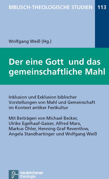 Produktbild: Der eine Gott und das gemeinschaftliche Mahl