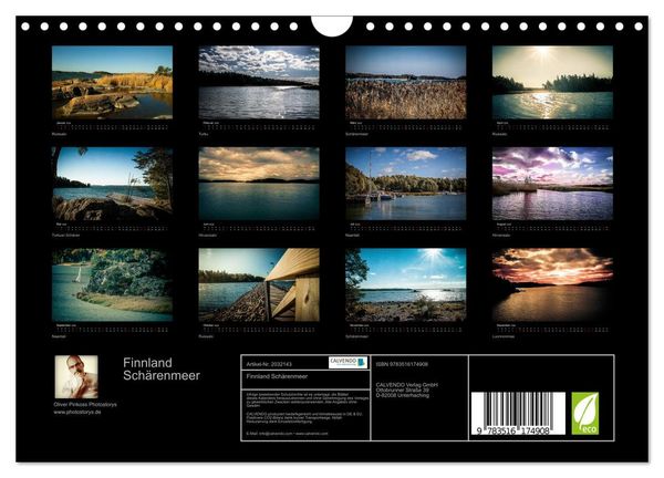 Produktbild: Finnland Sch&auml;renmeer (Wandkalender 2026 DIN A4 quer), CALVENDO Monatskalender