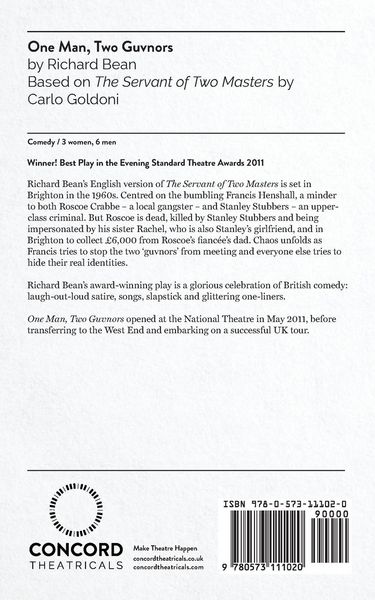 Produktbild: One Man, Two Guvnors