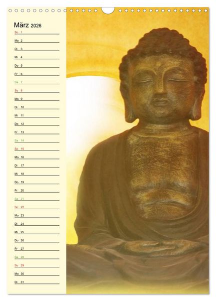 Produktbild: Buddha (Wandkalender 2026 DIN A3 hoch), CALVENDO Monatskalender