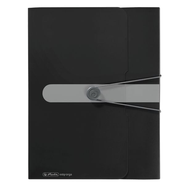 Produktbild: Herlitz Sammelbox A4 PP R&uuml;ckenbreite 4cm, opak schwarz