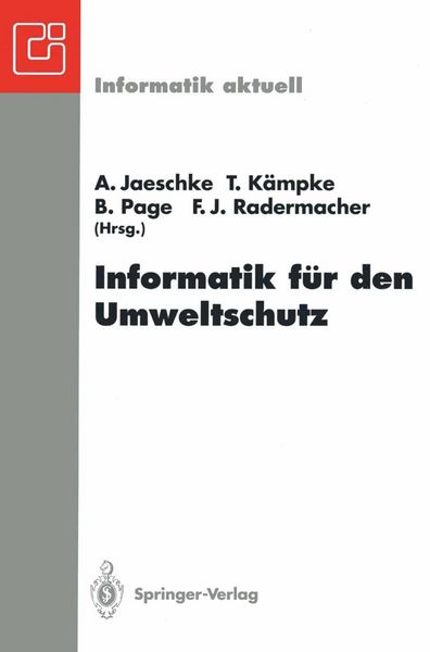 Produktbild: Informatik f&uuml;r den Umweltschutz