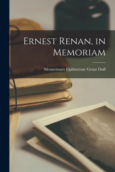 Produktbild: Ernest Renan, in Memoriam