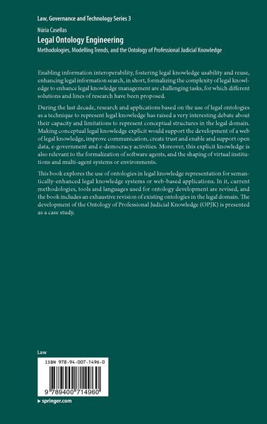 Produktbild: Legal Ontology Engineering