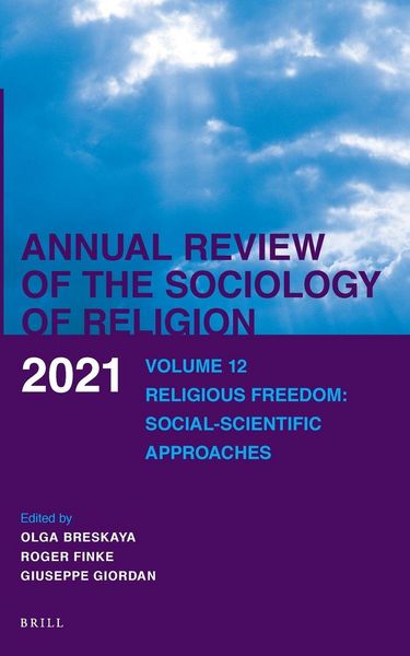 Produktbild: Annual Review of the Sociology of Religion. Volume 12 (2021)