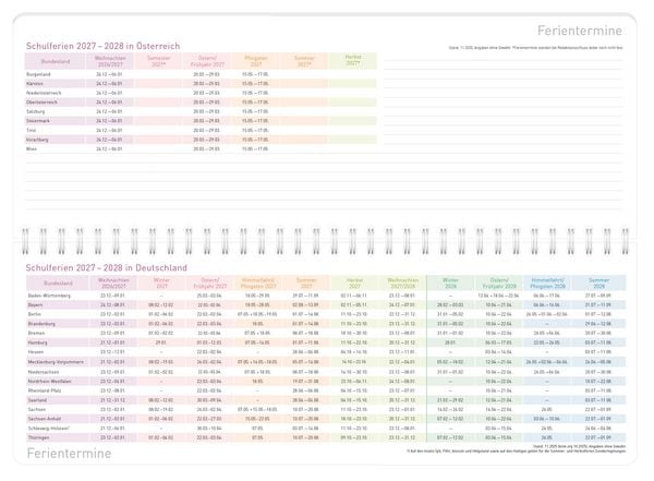 Produktbild: Tischkalender Schuljahr 26/27