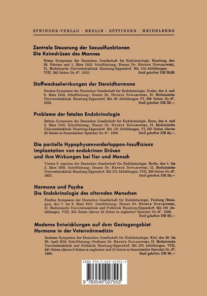 Produktbild: Die Endokrine Behandlung des Mamma- und Prostatacarcinoms