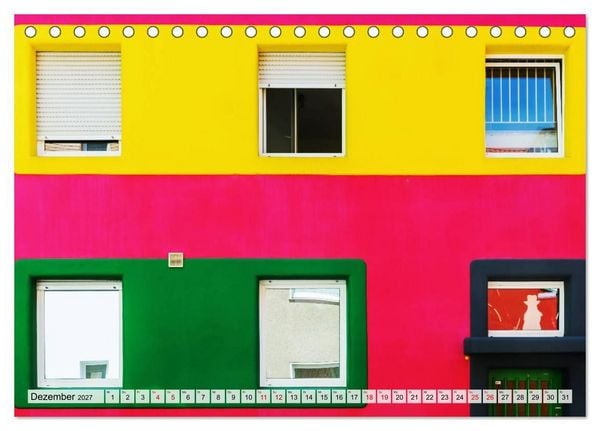 Produktbild: Architektur treibt's bunt (Tischkalender 2027 DIN A5 quer), CALVENDO Monatskalender