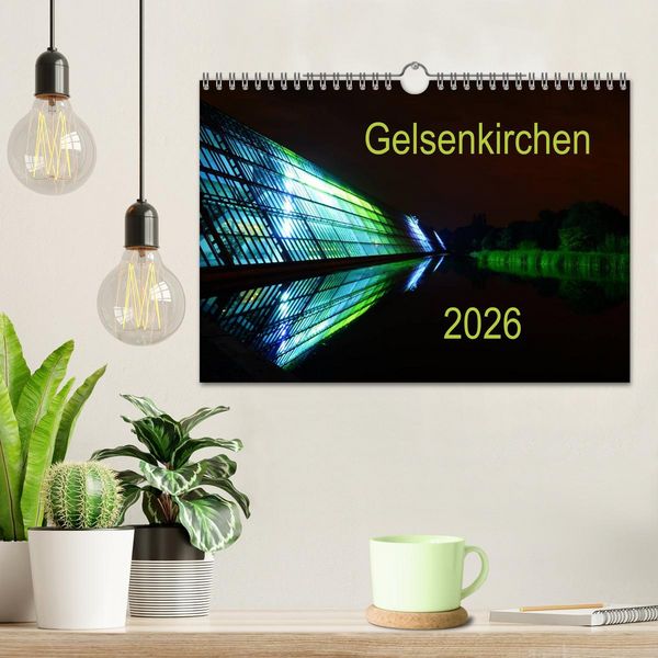 Produktbild: Gelsenkirchen 2026 (Wandkalender 2026 DIN A4 quer), CALVENDO Monatskalender