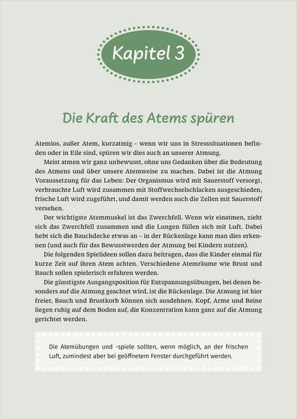 Produktbild: Entspannung erleben in der Kita