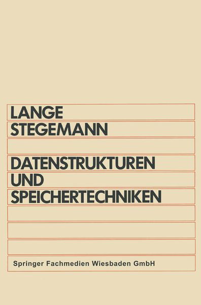 Produktbild: Datenstrukturen und Speichertechniken