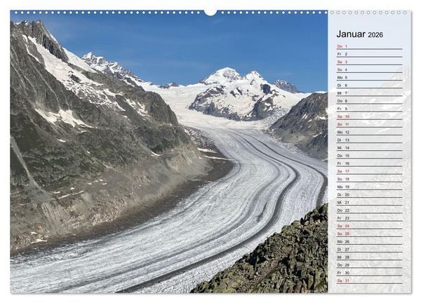 Produktbild: Alpenauszeit - Schweizer Bergsommermomente f&uuml;r die Seele (Wandkalender 2026 DIN A2 quer), CALVENDO Monatskalender