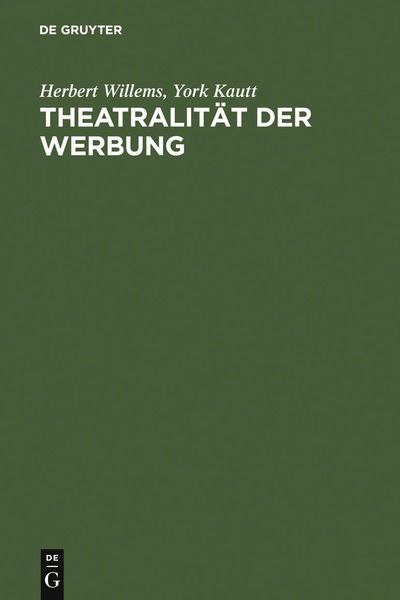 Produktbild: Theatralit&auml;t der Werbung