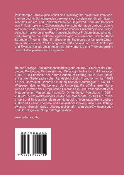 Produktbild: Philanthropie und Zivilgesellschaft
