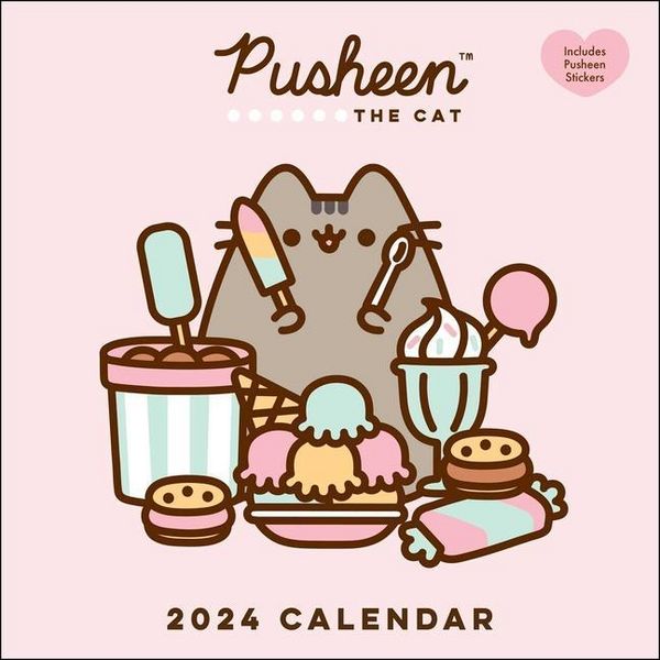 Produktbild: Belton, C: Pusheen 2024 Wall Calendar