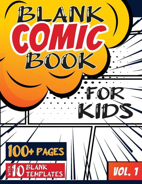 Produktbild: Blank Comic Book for Kids (Ages 4-8, 8-12)