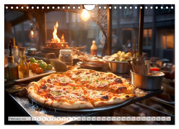 Produktbild: STREET FOOD Impressions around the world (Wall Calendar 2026 DIN A4 landscape), CALVENDO 12 Month Wall Calendar