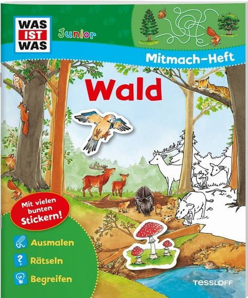 Produktbild: WAS IST WAS Junior Mitmach-Heft Wald