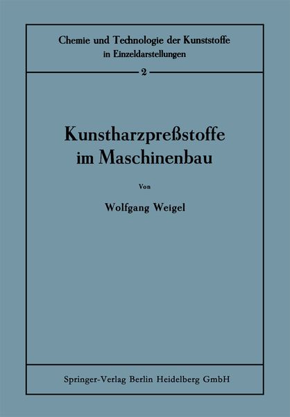 Produktbild: Kunstharzpre&szlig;stoffe im Maschinenbau