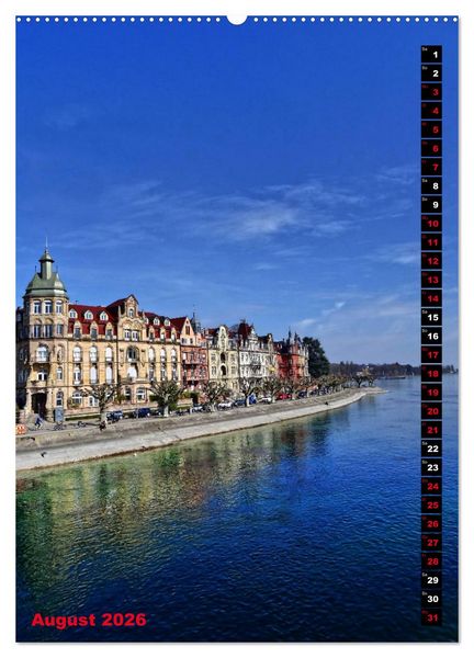 Produktbild: Unterwegs in Konstanz (Wandkalender 2026 DIN A2 hoch), CALVENDO Monatskalender