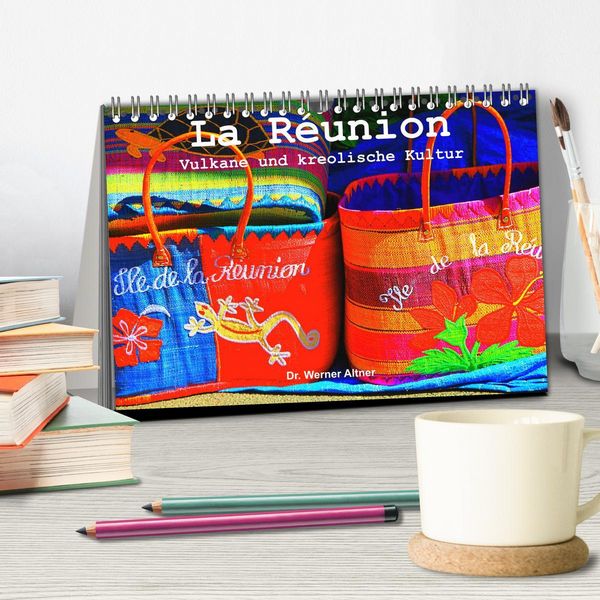 Produktbild: La R&eacute;union - Vulkane und kreolische Kultur (Tischkalender 2026 DIN A5 quer), CALVENDO Monatskalender