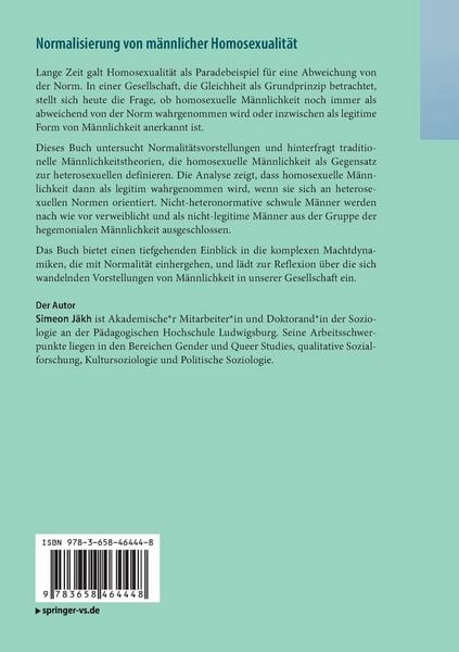 Produktbild: Normalisierung von m&auml;nnlicher Homosexualit&auml;t