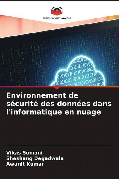 Produktbild: Environnement de s&eacute;curit&eacute; des donn&eacute;es dans l'informatique en nuage