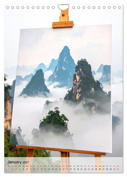 Produktbild: Easel in a Quiet World (Wall Calendar 2027 DIN A4 portrait), CALVENDO 12 Month Wall Calendar