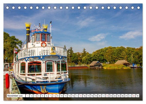 Produktbild: Prerow auf dem Dar&szlig; - Sehnsuchtsort an der Ostsee (Tischkalender 2026 DIN A5 quer), CALVENDO Monatskalender