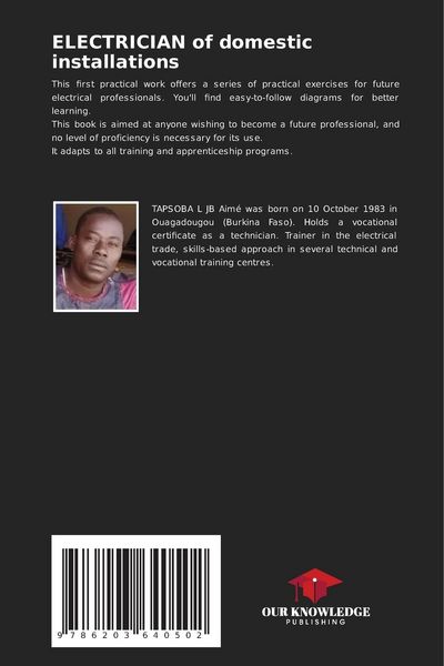 Produktbild: Tapsoba, A: ELECTRICIAN of domestic installations