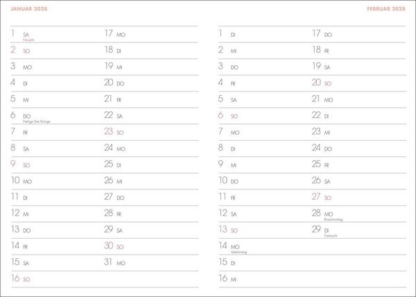 Produktbild: Lady Terminkalender A6 2027