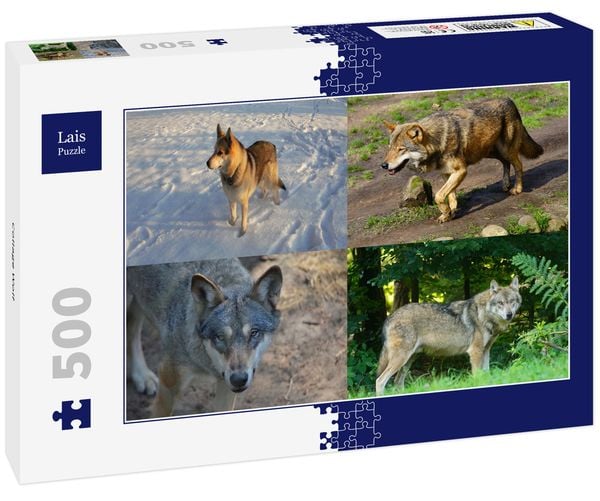 Lais Puzzle Collage Wolf 500 Teile