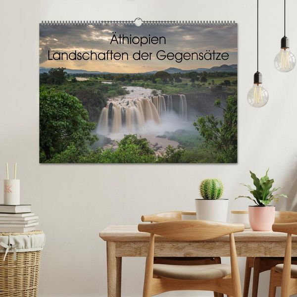 Produktbild: &Auml;thiopien Landschaften der Gegens&auml;tze (Wandkalender 2026 DIN A2 quer), CALVENDO Monatskalender