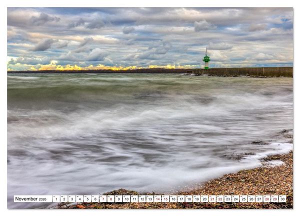 Produktbild: Travem&uuml;nde &ndash; Wo das Meer atmet (Wandkalender 2026 DIN A4 quer), CALVENDO Monatskalender