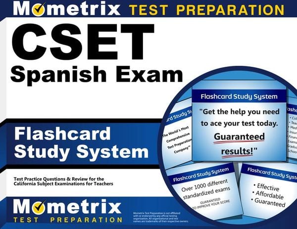 Produktbild: Cset Spanish Exam Flashcard Study System